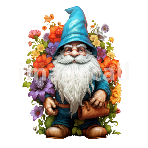 Floral Garden Gnome (3)300dpi
