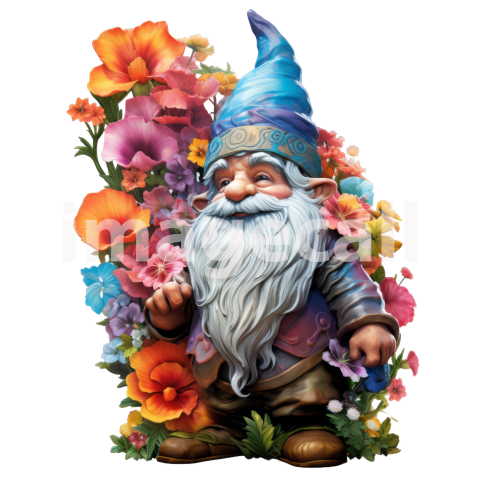 Floral Garden Gnome (1)300dpi