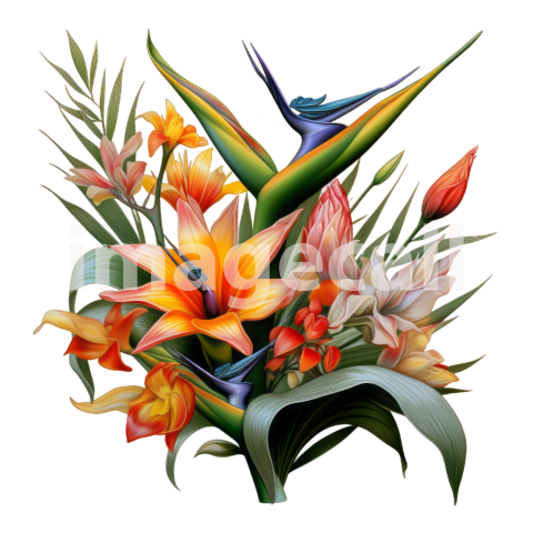 Clipart Bird of Paradise (1)