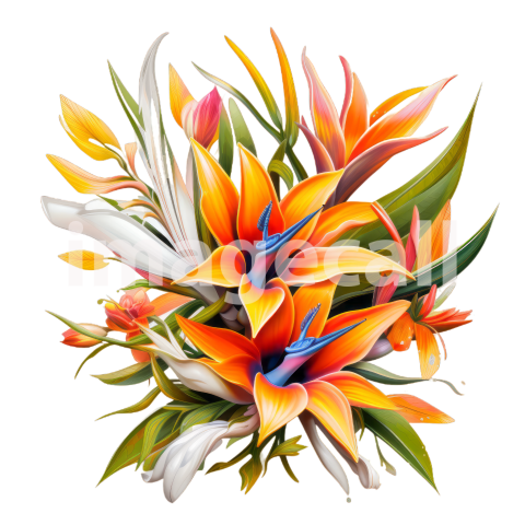 Clipart Bird of Paradise (2)