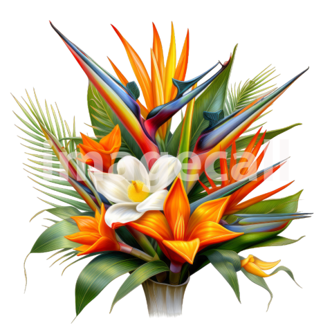 Clipart Bird of Paradise (3)