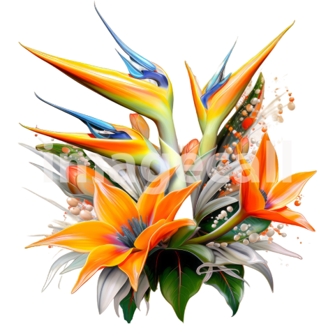Clipart Bird of Paradise (4)