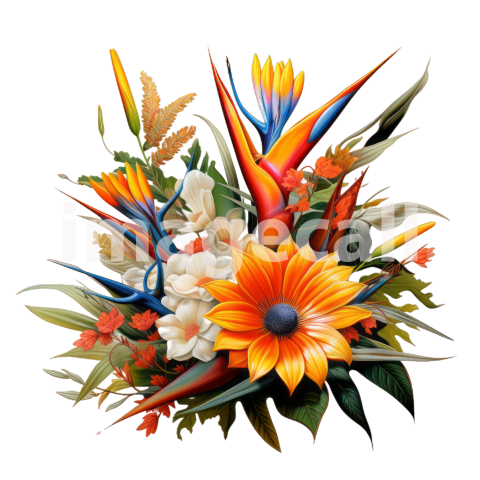 Clipart Bird of Paradise (7)