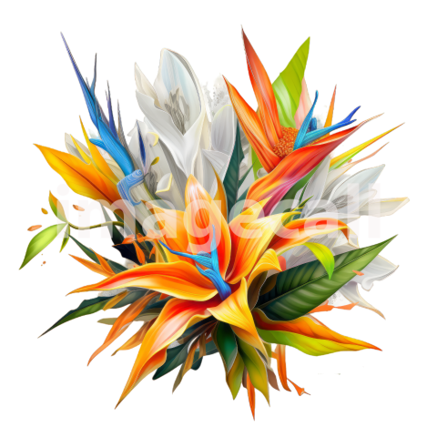 Clipart Bird of Paradise (5)