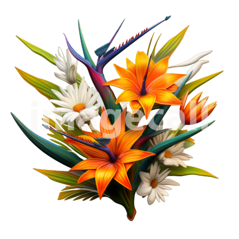 Clipart Bird of Paradise (10)