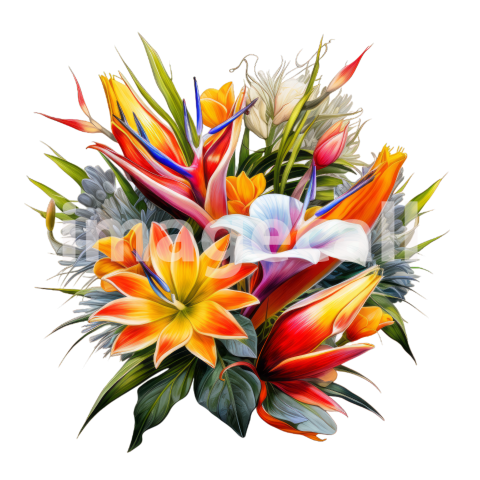 Clipart Bird of Paradise (12)