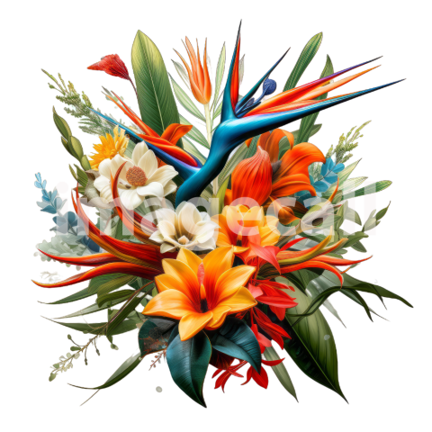 Clipart Bird of Paradise (13)