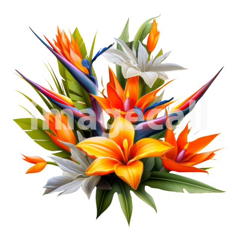 Clipart Bird of Paradise (17)