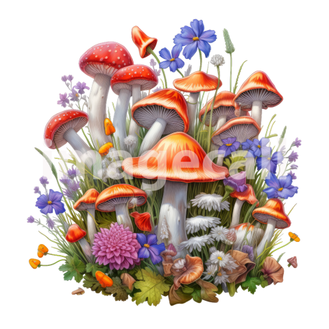 Clipart Magic Mushroom (7)