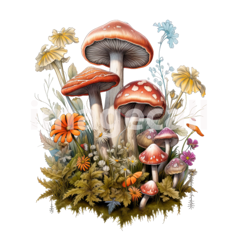 Clipart Magic Mushroom (4)