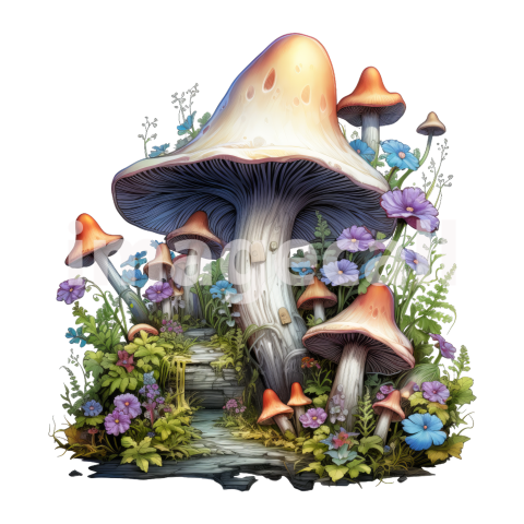 Clipart Magic Mushroom (9)