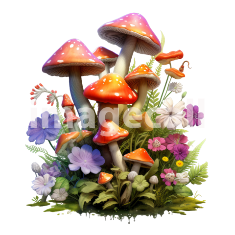 Clipart Magic Mushroom (10)