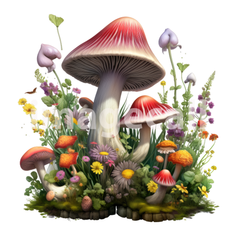 Clipart Magic Mushroom (12)