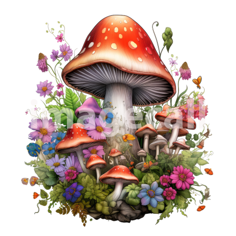 Clipart Magic Mushroom (15)