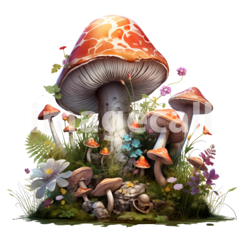Clipart Magic Mushroom (19)