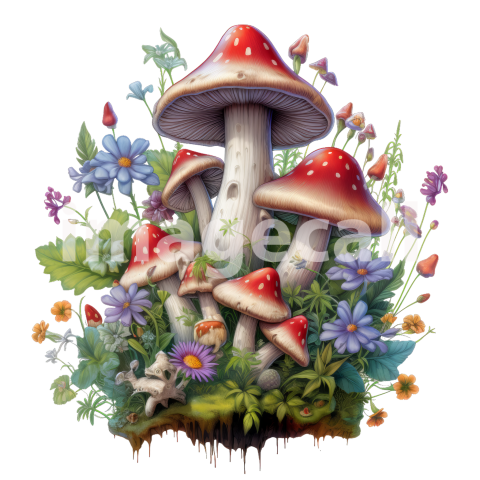 Clipart Magic Mushroom (16)