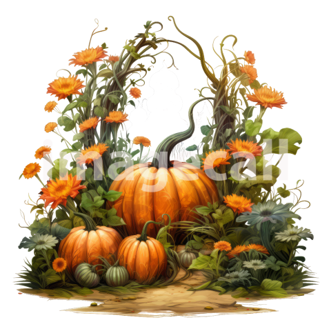 Clipart Pumpkin Patches (1)