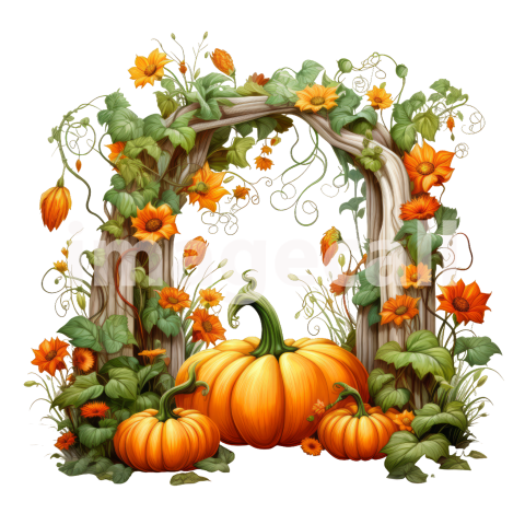Clipart Pumpkin Patches (4)