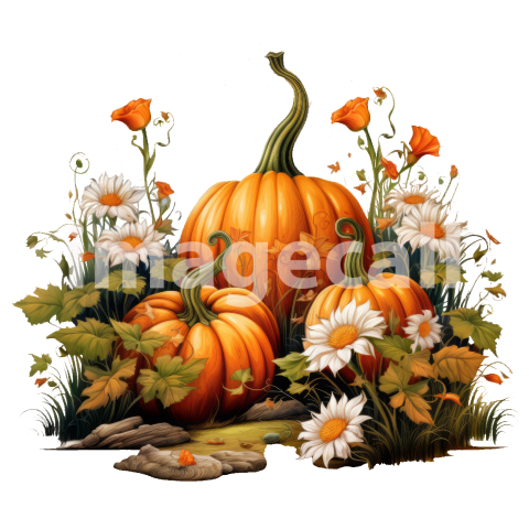 Clipart Pumpkin Patches (6)