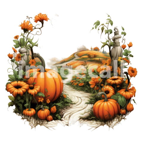 Clipart Pumpkin Patches (16)