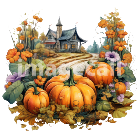 Clipart Pumpkin Patches (17)