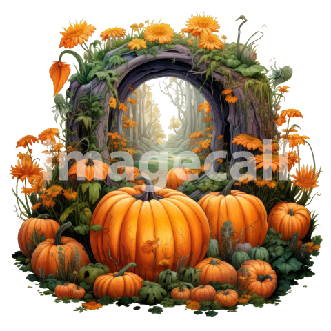 Clipart Pumpkin Patches (11)
