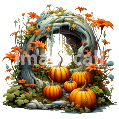 Clipart Pumpkin Patches (19)