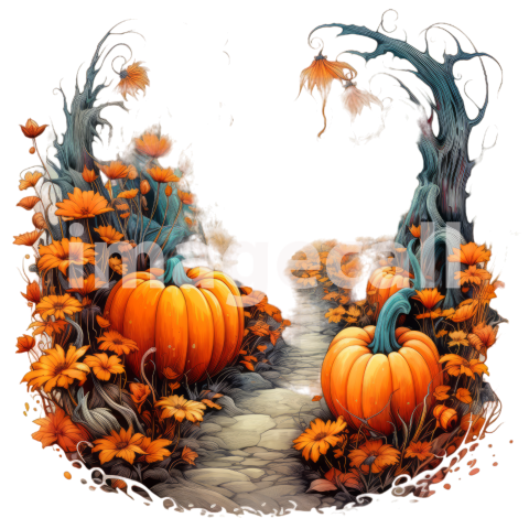 Clipart Pumpkin Patches (14)