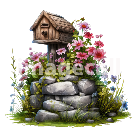 Clipart Floral Mailbox (4)