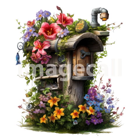 Clipart Floral Mailbox (1)