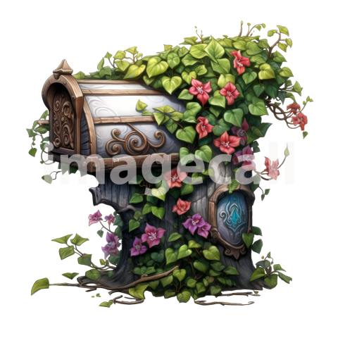 Clipart Floral Mailbox (12)