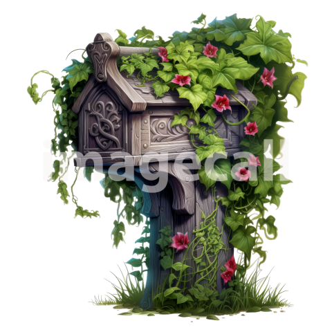 Clipart Floral Mailbox (18)