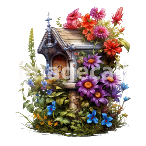 Clipart Floral Mailbox (20)