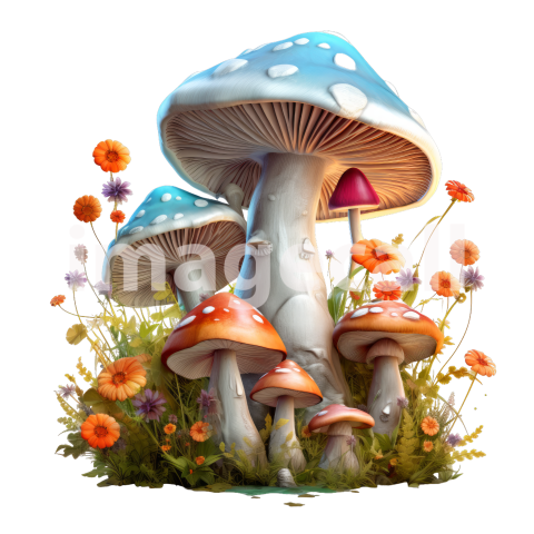 Clipart Magic Mushroom (6)