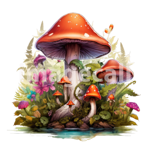 Clipart Magic Mushroom (3)