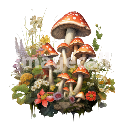 Clipart Magic Mushroom (20)