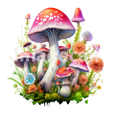 Clipart Magic Mushroom (14)