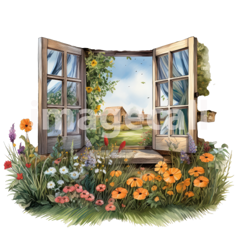 Clipart Summer Windows 14300dpi