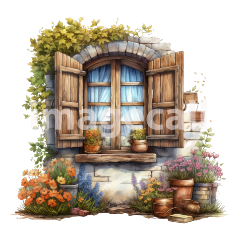 Clipart Summer Windows 1300dpi