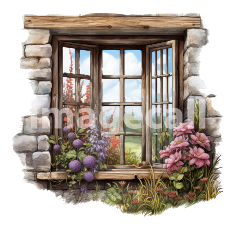 Clipart Summer Windows 12300dpi