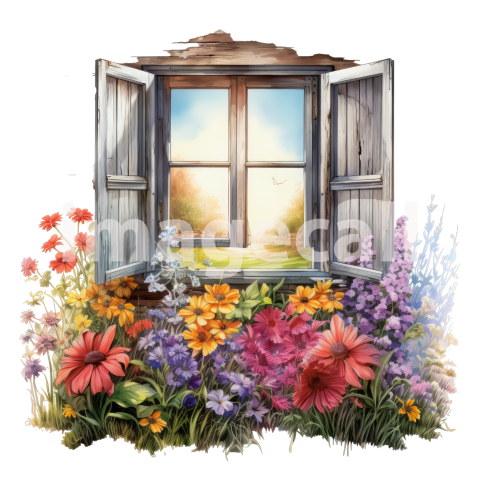 Clipart Summer Windows 13300dpi