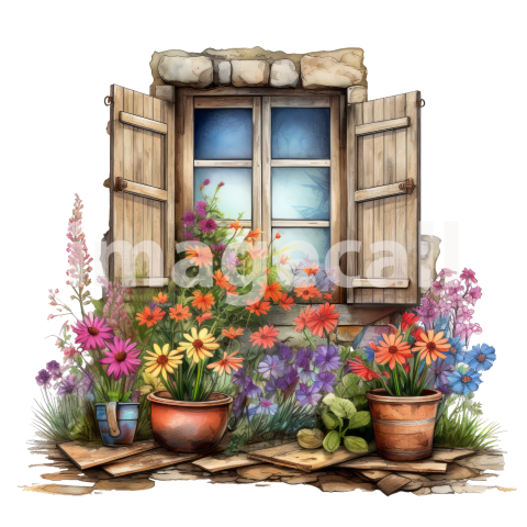 Clipart Summer Windows 18300dpi