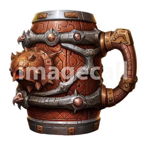 Clipart Fantasy Ale Mugs 3300dpi