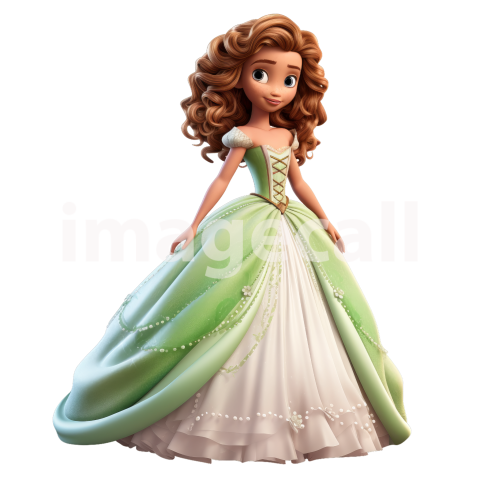 Clipart Fairy Tale Princess 1300dpi
