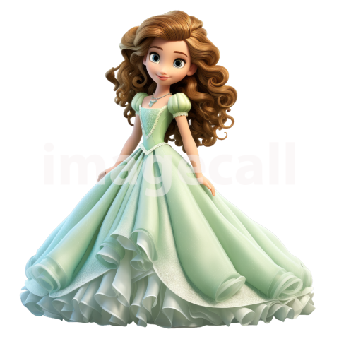 Clipart Fairy Tale Princess 15300dpi