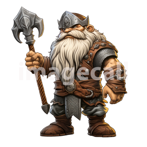 Clipart Fantasy Dwarves 3300dpi