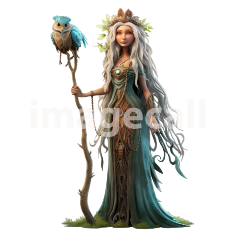 Clipart Forest Druids 11300dpi