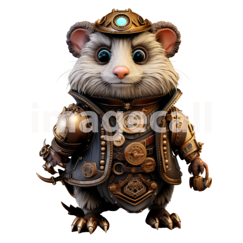 Clipart Steampunk Animals 20300dpi
