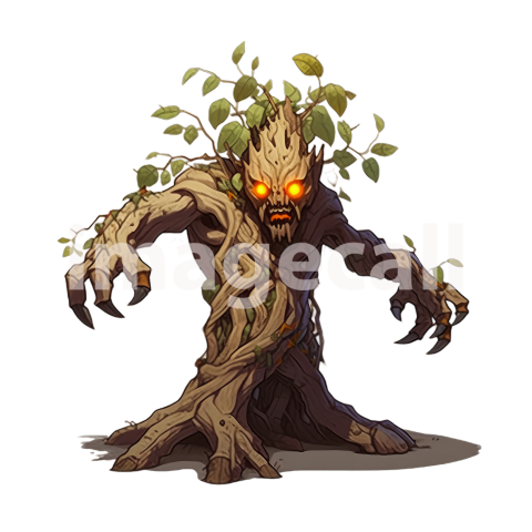 Clipart Tree Golem 3300dpi