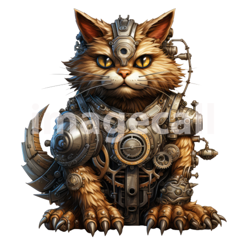 Clipart Steampunk Animals 14300dpi